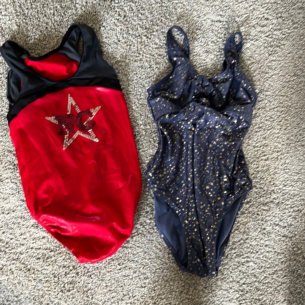 2 pack xl gymnastics leotards